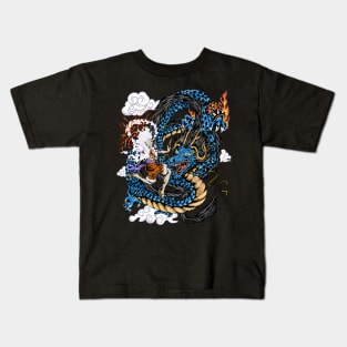 Epic Battle Luffy gear 5 vs Kaido Dragon Kids T-Shirt